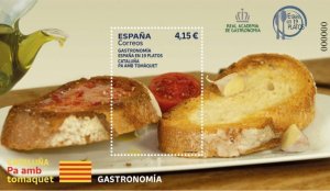 Spain 2021 MNH Stamps Souvenir Sheet Traditional Gastronomy Catalonia