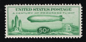 EXCELLENT GENUINE SCOTT #C18 VF-XF MINT OG NH 1933 CHICAGO GRAF ZEPPELIN #19567