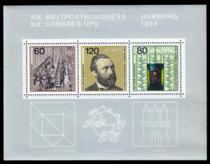 Germany FRG 1984 Sc 1420 souvenir sheet MNH