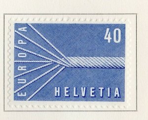 Switzerland Helvetia 1959 Early Issue Fine Mint Hinged 40c. NW-171115