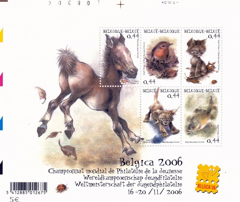 Belgium 2004  - Belgica 2006 - MNH  sheet # 2042