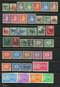 Switzerland (133) B.O.B. all different (SW647), MNH, H, Used, F-VF, CV$258.50