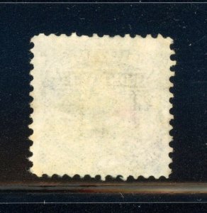 US Scott 114 Used  with grill and fancy cork cancel