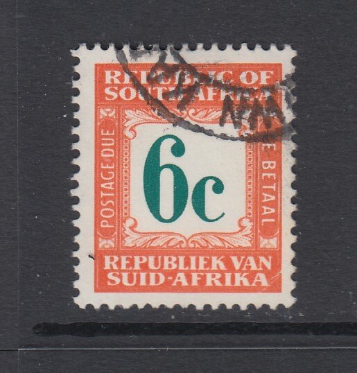 South Africa, Scott J71 (SG D68), used