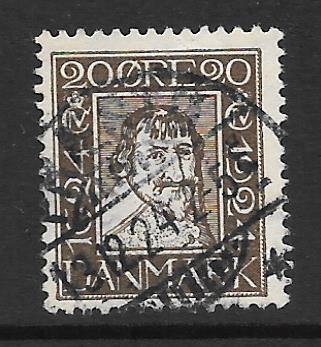 DENMARK #174 VF Used stamp Christian IV 2018 CV $7.00