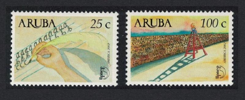 Aruba America Literacy Campaign 2v SG#307-308