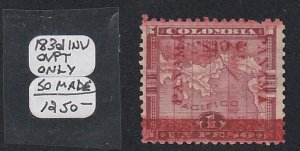 Canal Zone # 183d , Inverted Surcharge Overprint,  No Gum