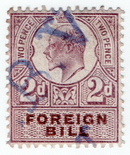 (I.B) Edward VII Revenue : Foreign Bill 2d