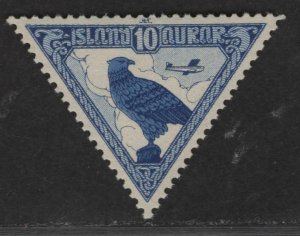 $Iceland Sc#C3 M/NH/VF, Cv. $50