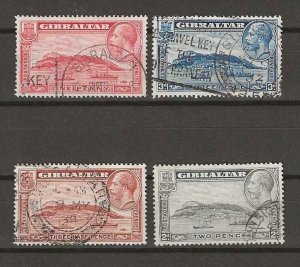 GIBRALTAR 1931/3 SG 110/3 USED