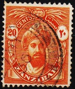 Zanzibar. 1936 20c S.G.313 Fine Used