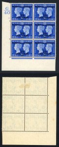 Morocco Agencies SG175 25c on 2 1/2d Cylinder G40 2 dot retouched neck