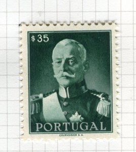 PORTUGAL; 1945 early Carmona issue fine Mint hinged 35c. value