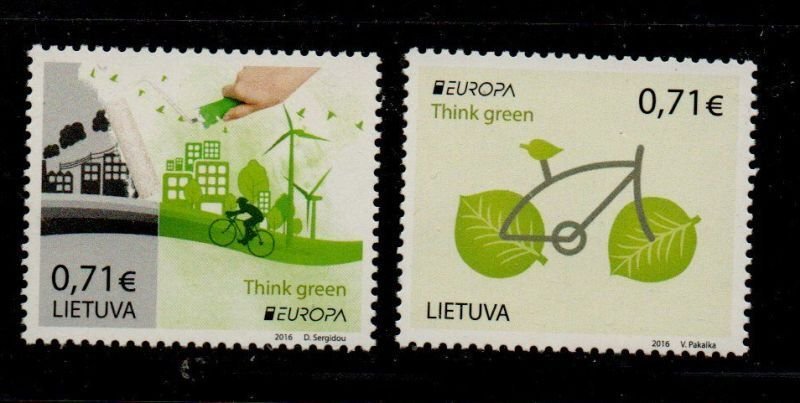 Lithuania Sc 1078-1079 2016 Europa stamp set mint NH