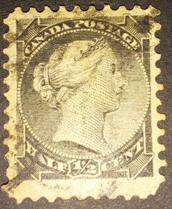 Canada, Sc.#34a used.  Small Queen Victoria 1873