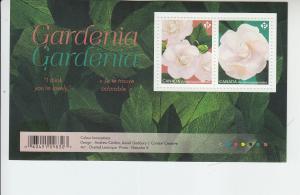 2019 Canada Gardenia SS (Scott 3166) MNH