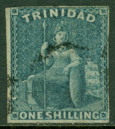 EDW1949SELL : TRINIDAD 1859 Scott #17 Very Fine, Used. 4 margins. Catalog $425. 