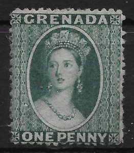 GRENADA SG11 1873 1d BLUE-GREEN MTD MINT