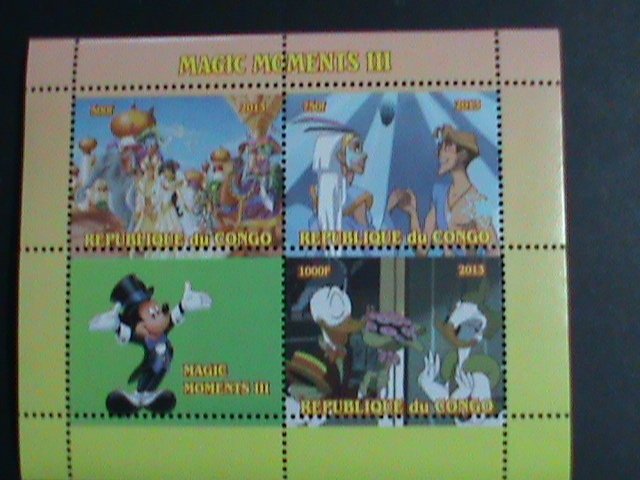 CONGO DISNEY STAMP:2013-MAGIC MOMENTS III-MNH S/S SHEET  VERY FINE