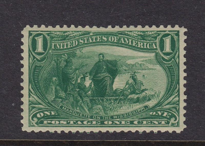 285 VF-XF OG mint never hinged with nice color cv $ 75 ! see pic !