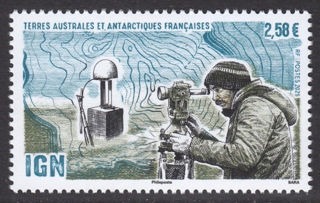 TAAF FRANCE ANTARCTIC 2025 SPACE IGN GLACIER MONITORING SCIENCE FSAT