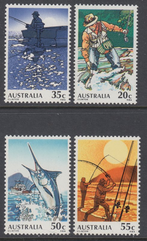 Australia 722-725 Fishing MNH VF