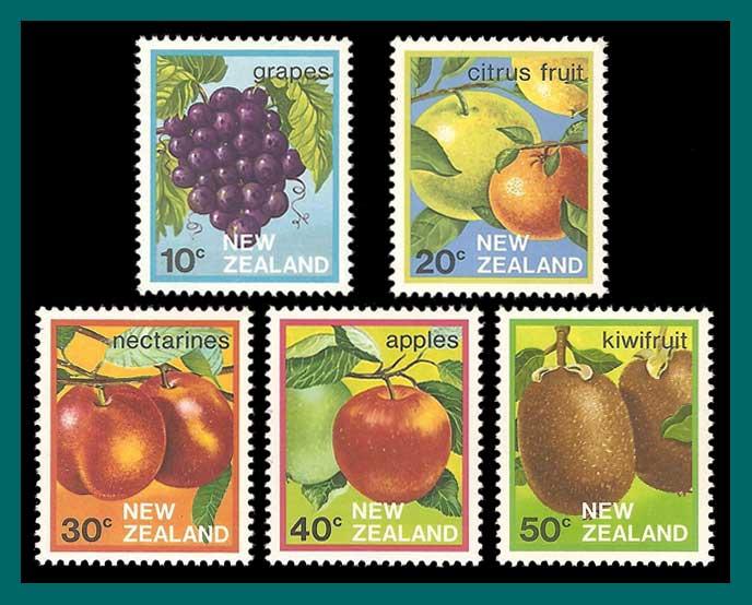New Zealand  1983 Fruits, MNH 