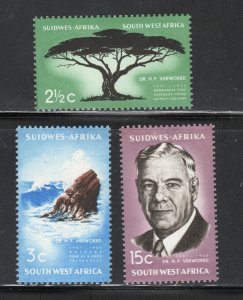 South West Africa Scott 309-311  MNH OG