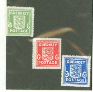 Guernsey #N1-3 Unused