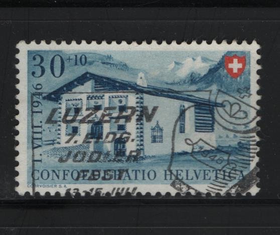 SWITZERLAND, B149 Used, 1945 Frame House, Eastern Switzerland