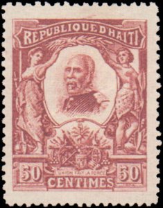 Haiti #96-101, Complete Set(6), 1904, Hinged