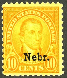 U.S. #679 MINT OG HR