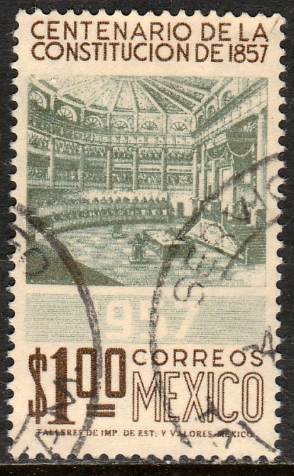 MEXICO 902, Centenary of the Mexican Constitut. Used. F-VF. (381)