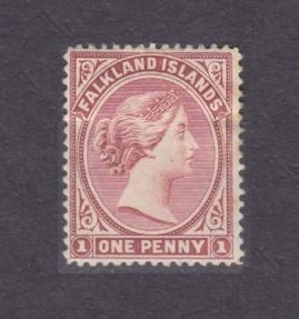 1891 Falkland Islands 5b MLH Queen Victoria 260,00 €