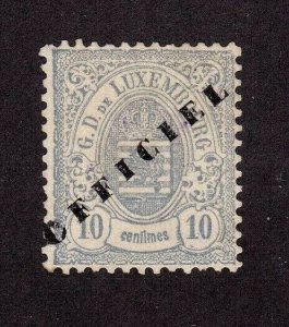 Luxembourg stamp #o33, MH NG, Official, BOB, nice! CV $375.00