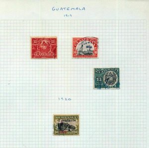 GUATEMALA 1913/45 Mint & Used on Pages (H00738