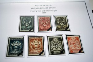 COLOR PRINTED NETHERLANDS 1852-2010 STAMP ALBUM PAGES (315 illustrated pages)