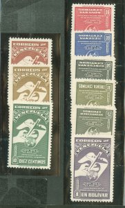 Venezuela #C284-92 Unused Single (Complete Set)