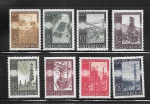 Austria #B199-B206 MNH Set of Singles Collection / Lot (my6)