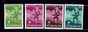 South Vietnam 124-27 MH 1959 Boy Scouts