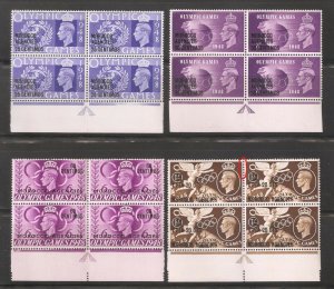 Morocco Agencies 1948,KGVI Olympic Omnibus Issue,Blocks Sc 95-98,VF MNH**(Lot-1)