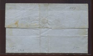 1 Franklin Used on Cover Bridgeport to Hartford CT with GREEN Cancel & PF Cert