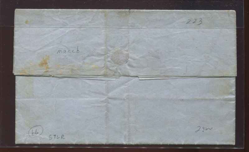 1 Franklin Used on Cover Bridgeport to Hartford CT with GREEN Cancel & PF Cert