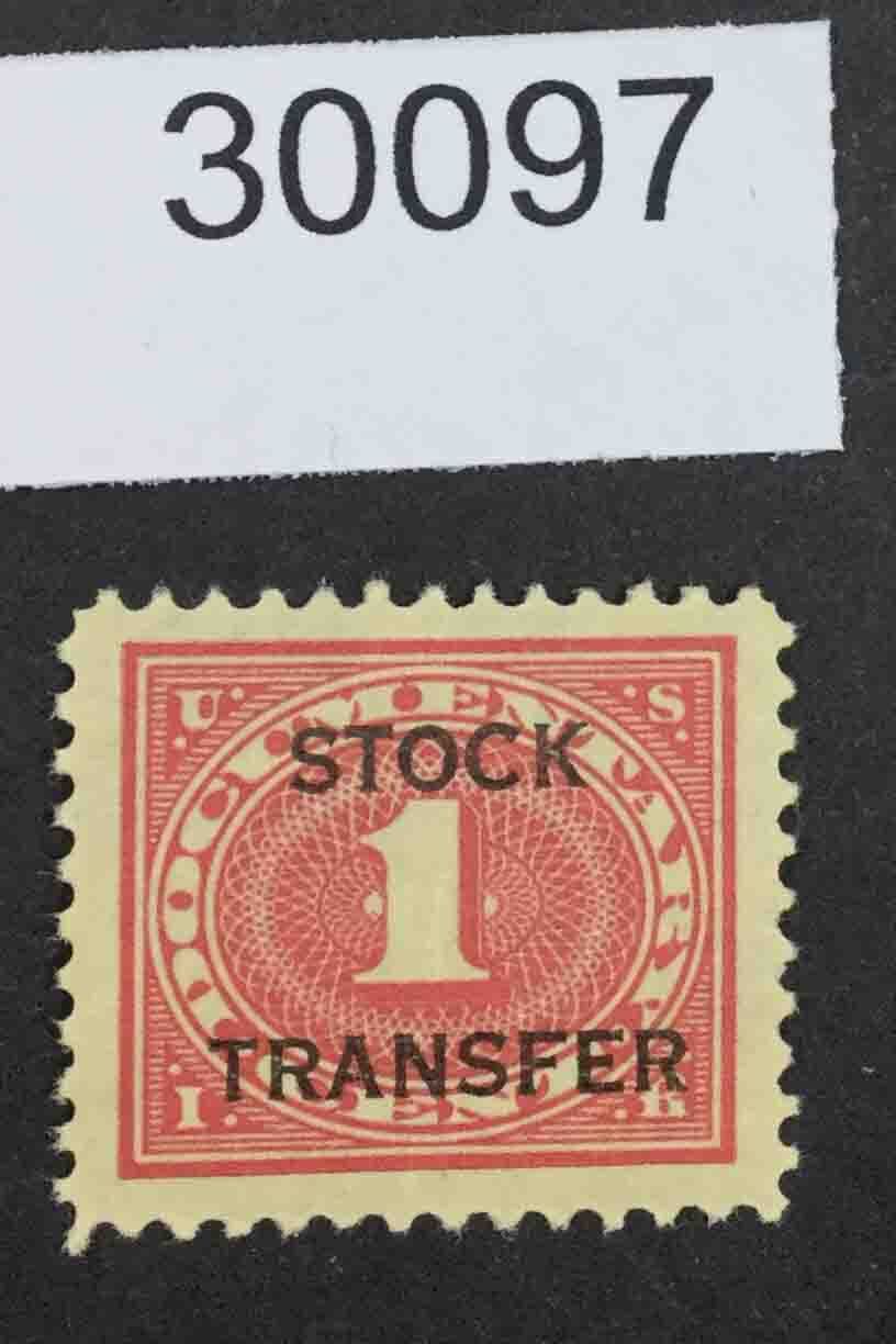 US Stamps Rd1 Mint OG NH LOT 30097 United States, Revenues Stock
