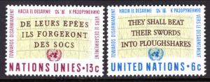 UN New York 177-178 MNH VF