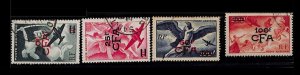 ZA0060g - REUNION - STAMP - Yvert # 45/48 AIR MAIL Fine USED-