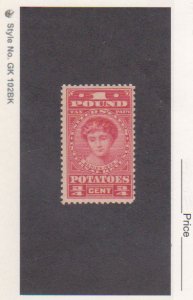 U.S. Revenue Potato Tax Stamp Scott # RI-1 - 3/4 cent / 1 Pound 1935 issue MNH