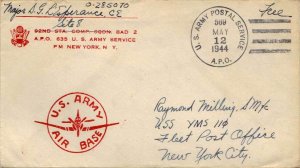 United States A.P.O.'s Soldier's Free Mail 1944 U.S. Army Postal Service, A.P...