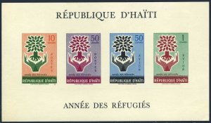 Haiti 452-453, C151-C152, C152a, MNH. Refugee Year 1960. Uprooted Oak.