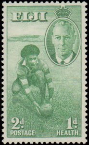Fiji #B1-B2, Complete Set(2), 1951, Never Hinged